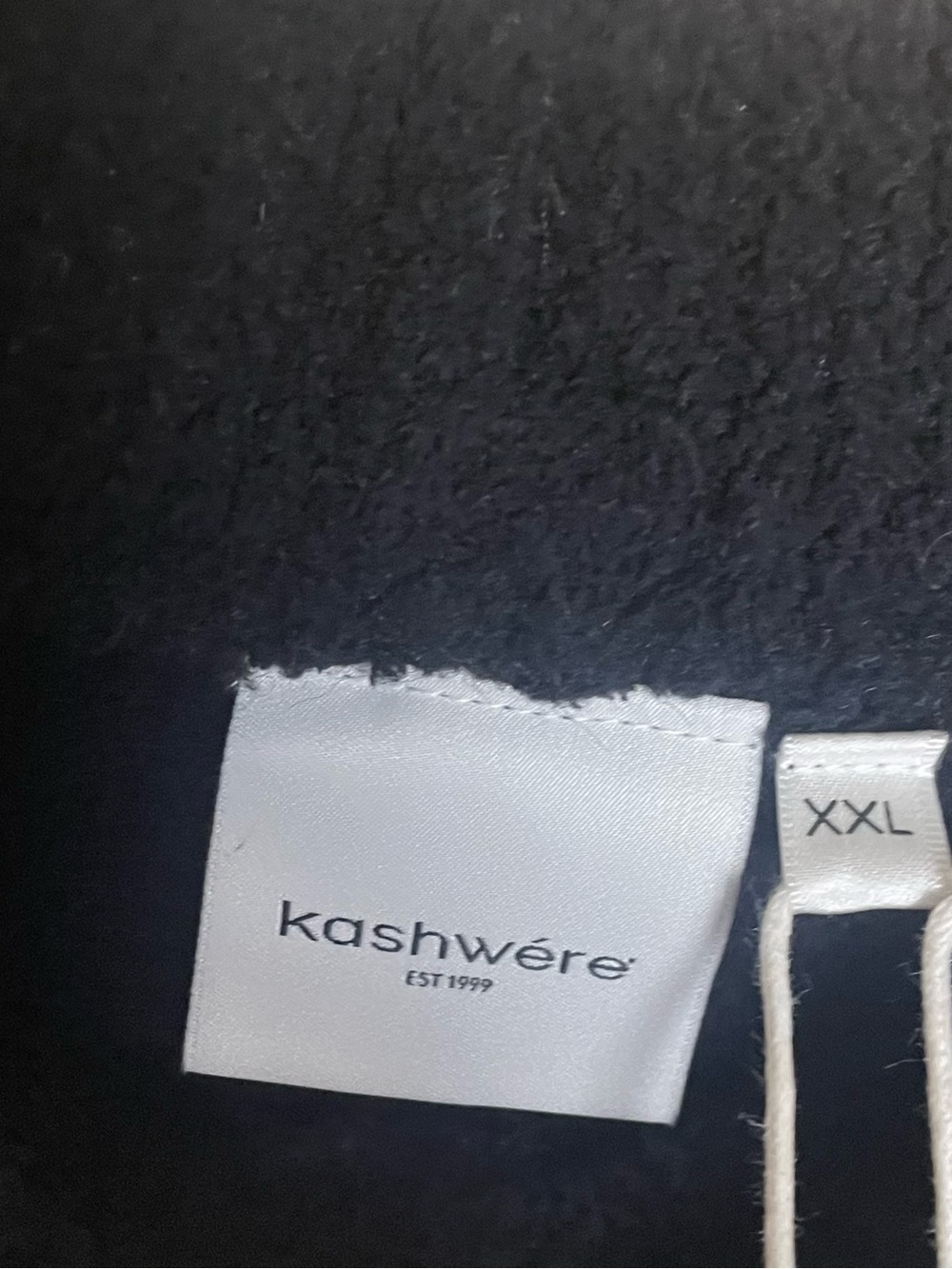 NWT Kashwere Set Womens Full Zip Sport Jacket & Joggers Loungewear Black XXL - Picture 7 of 7